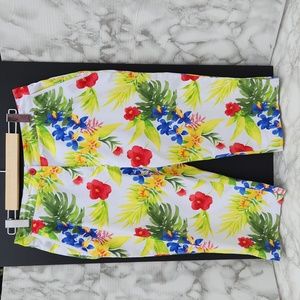 EP Pro Golf Shorts Classic Bermuda Colourful Multi-colour Floral (8)